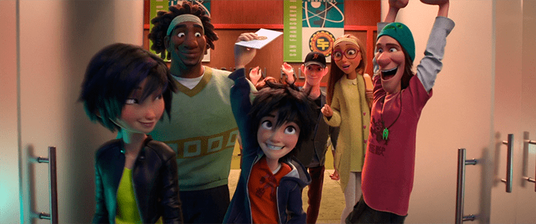 Big Hero 6, scena del film