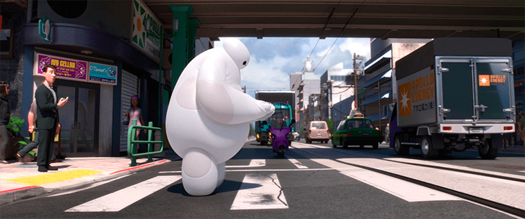 Big Hero 6, scena del film